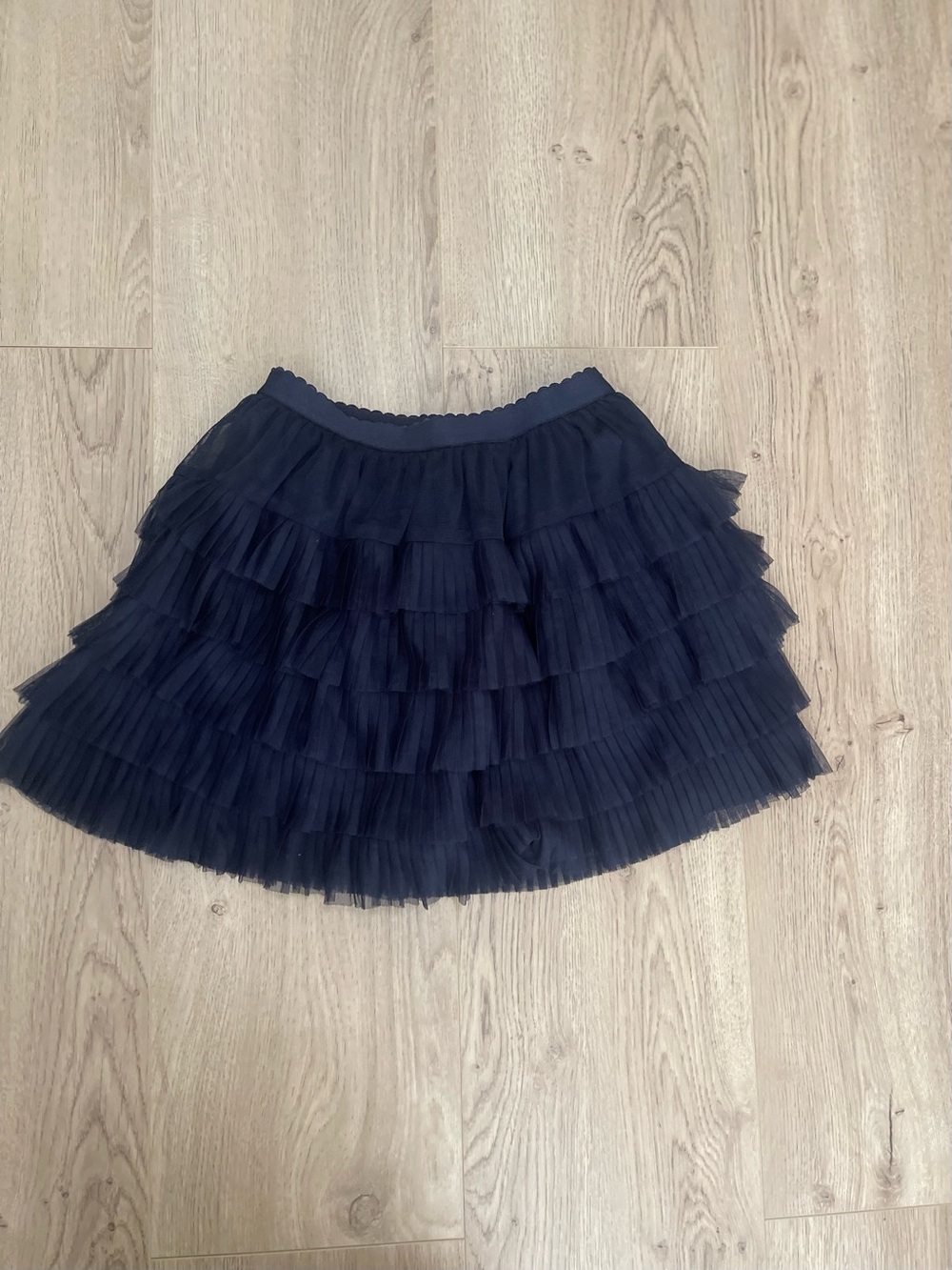 Girls’ Mayoral Navy Layered Tulle Skater Skirt (9)
